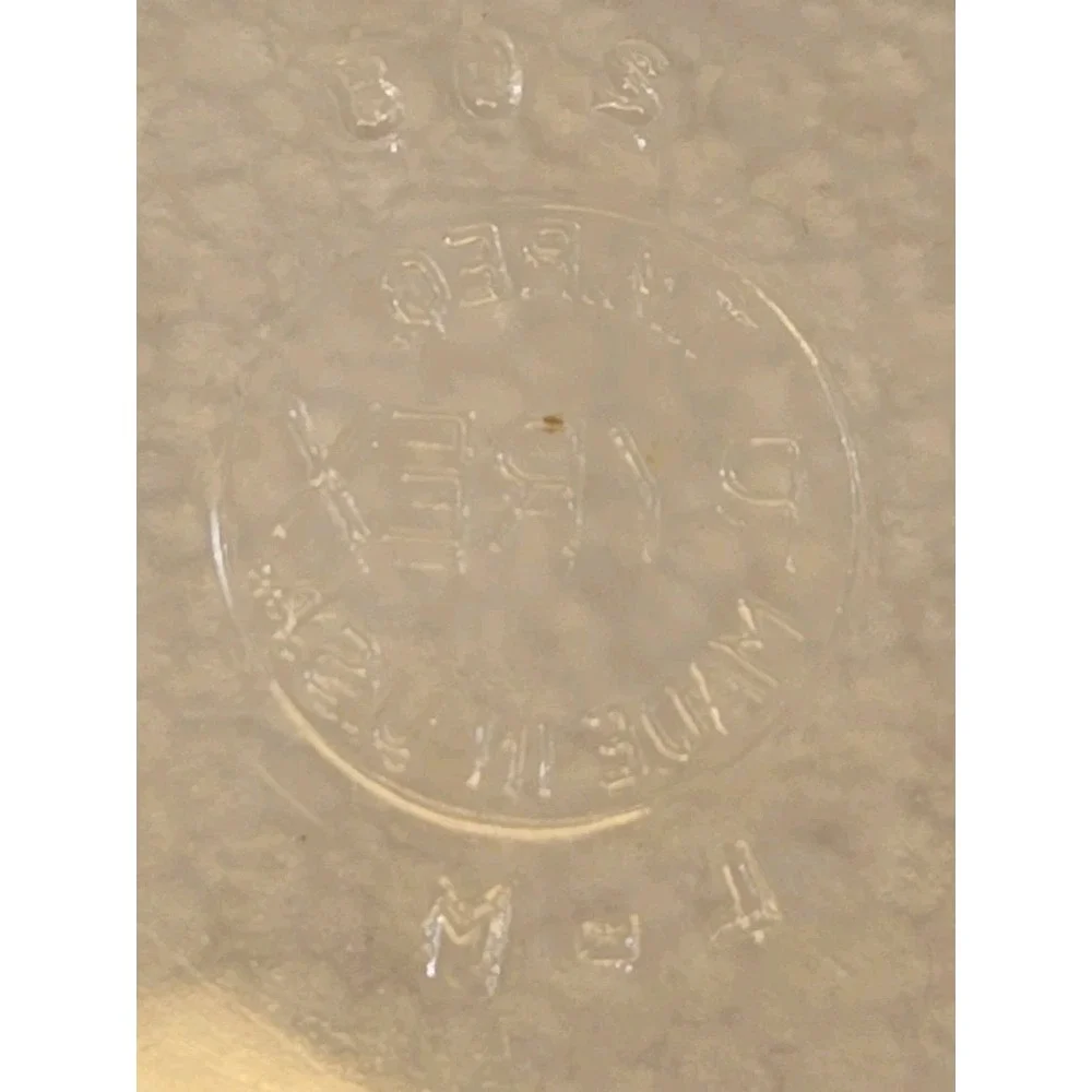 Vintage PYREX 208 8 Inch Deep Round Pie Plate Clear Glass Baking Dish Made in US